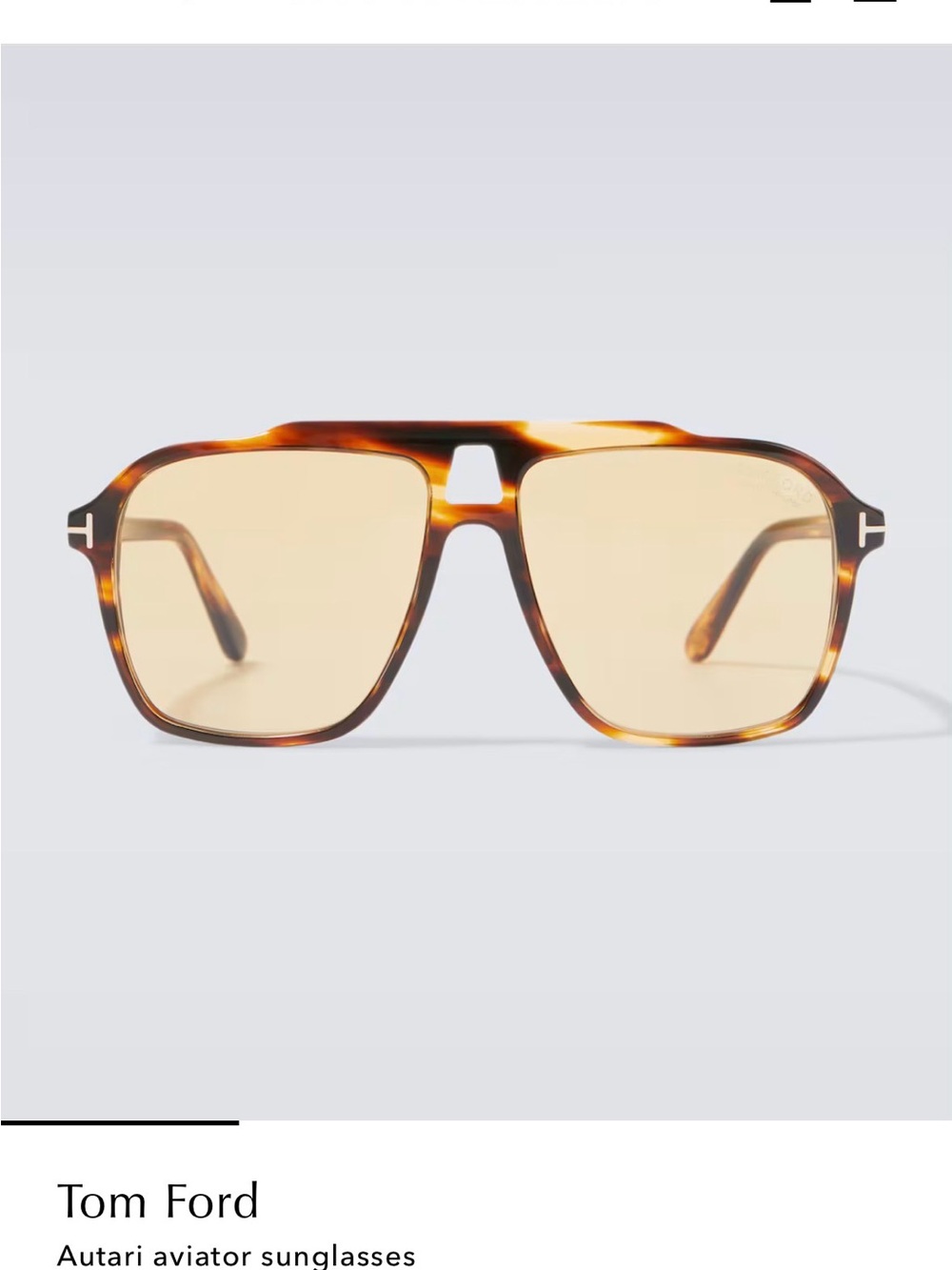 Tom Ford Autari aviator sunglasses - Picture 6 of 7